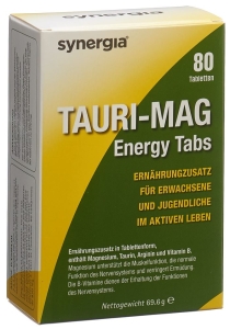 SYNERGIA TAURI MAG Energy Tabs, 80 Stück