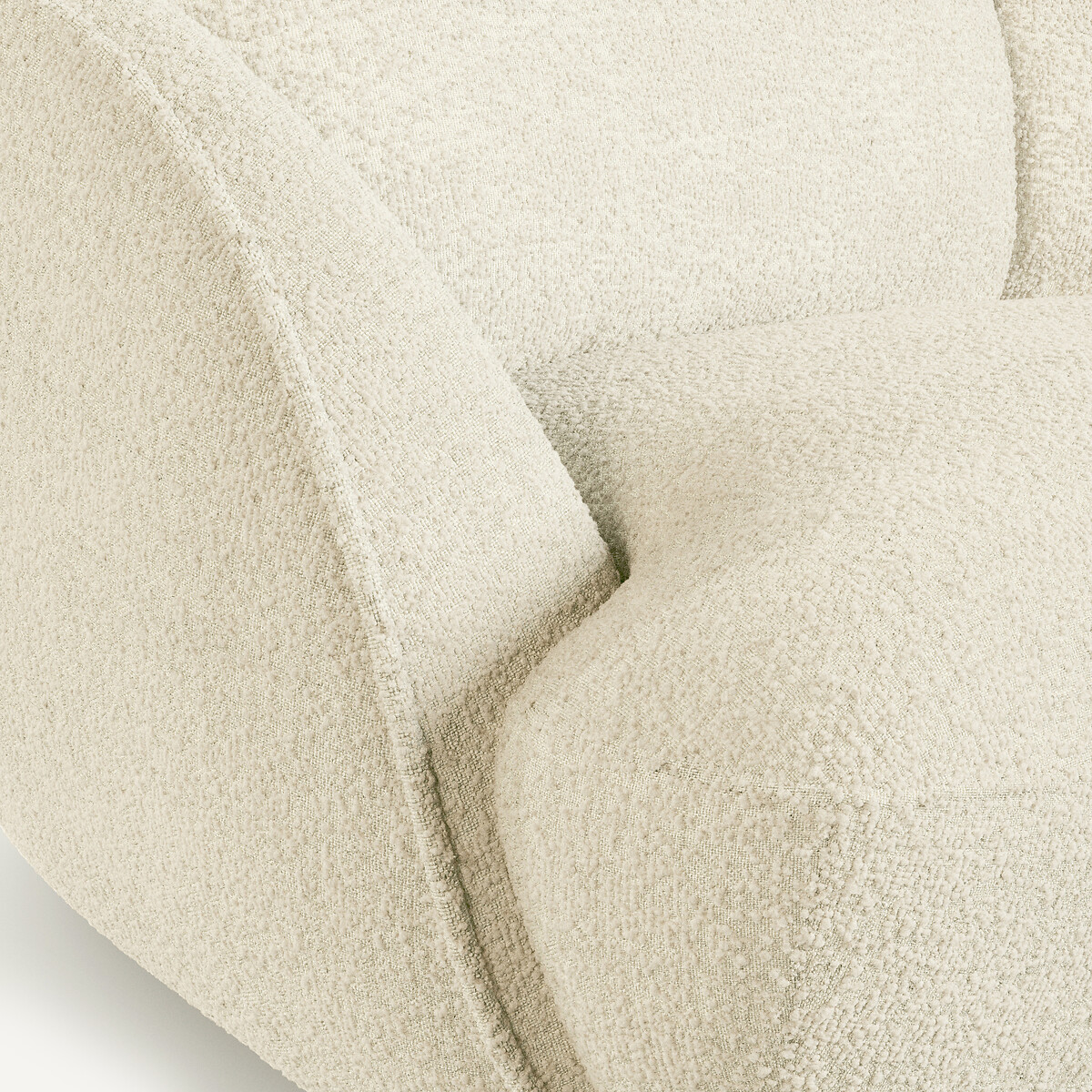 AM.PM<br>Poltrona redonda XL em tecido com laços, Alpine
