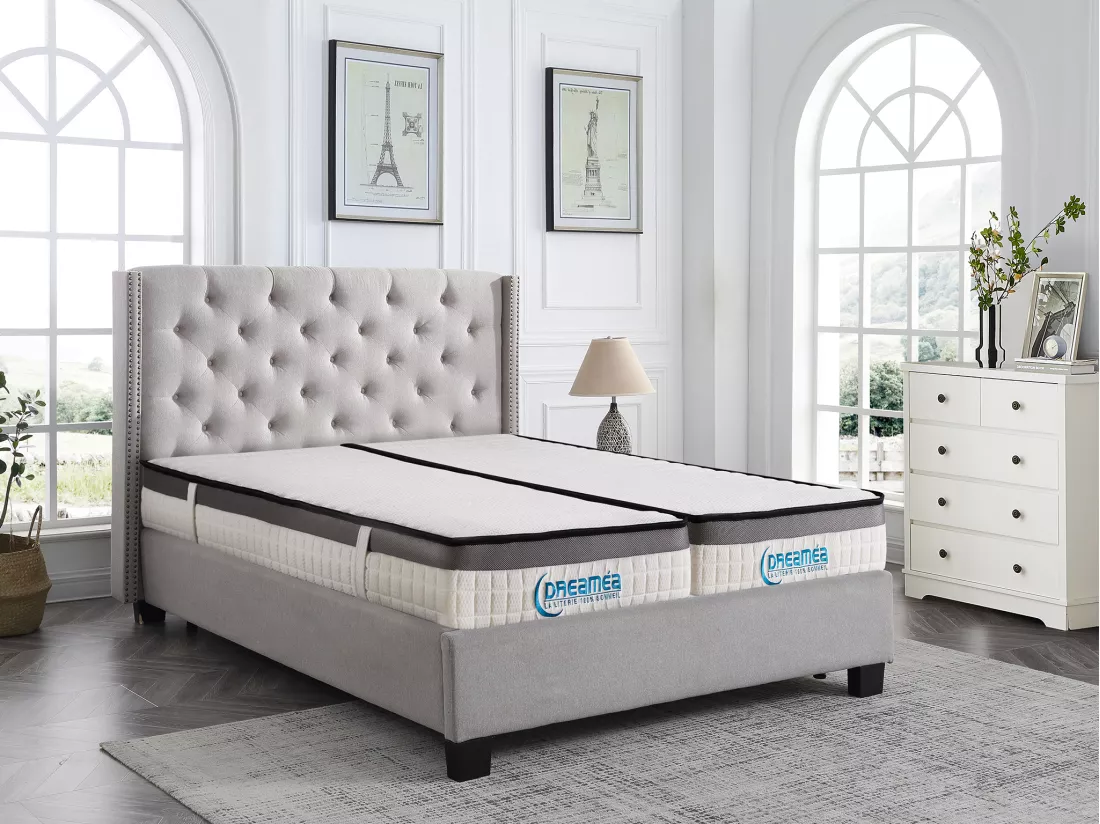 Matelas 90 x 200 cm mousse mémoire de forme ép.19cm - ORTHOMEMORY II de YSMÉE