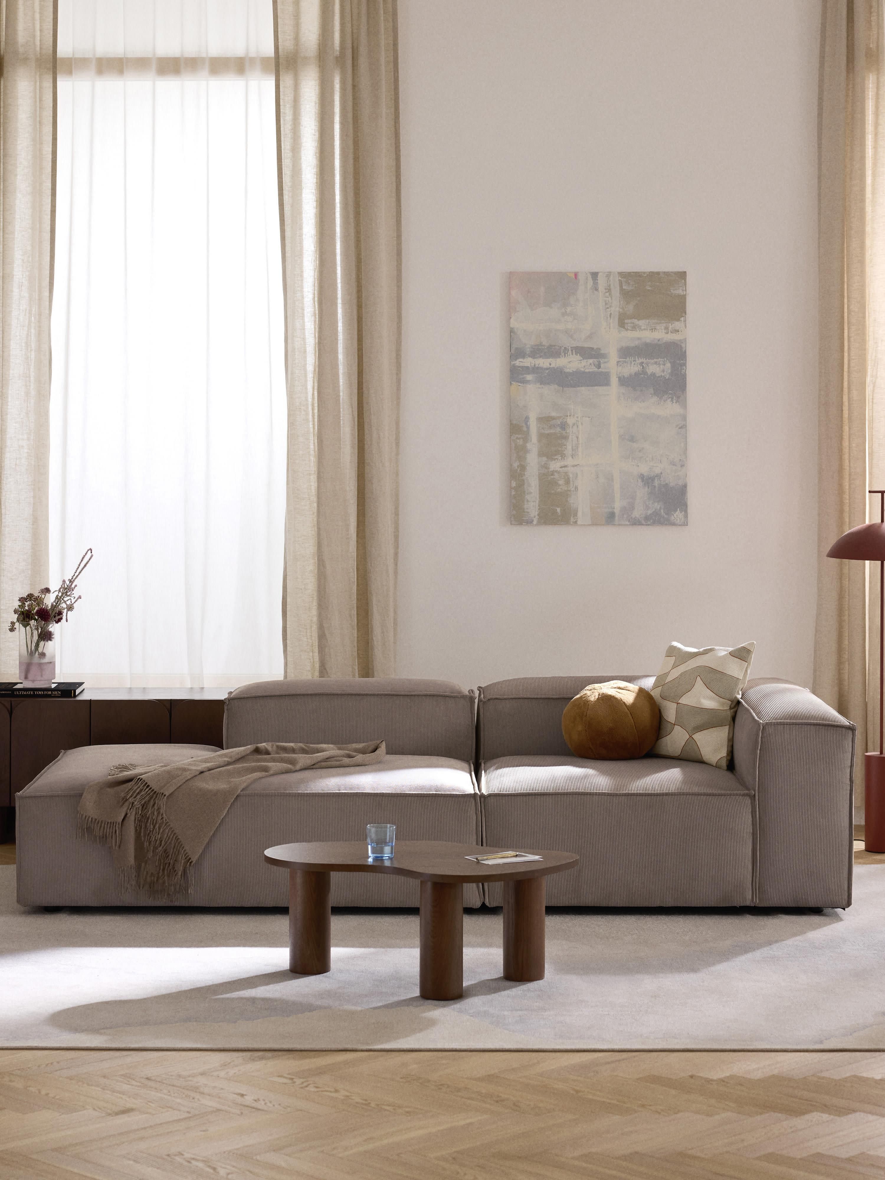 Chaise longue module Lennon van corduroy