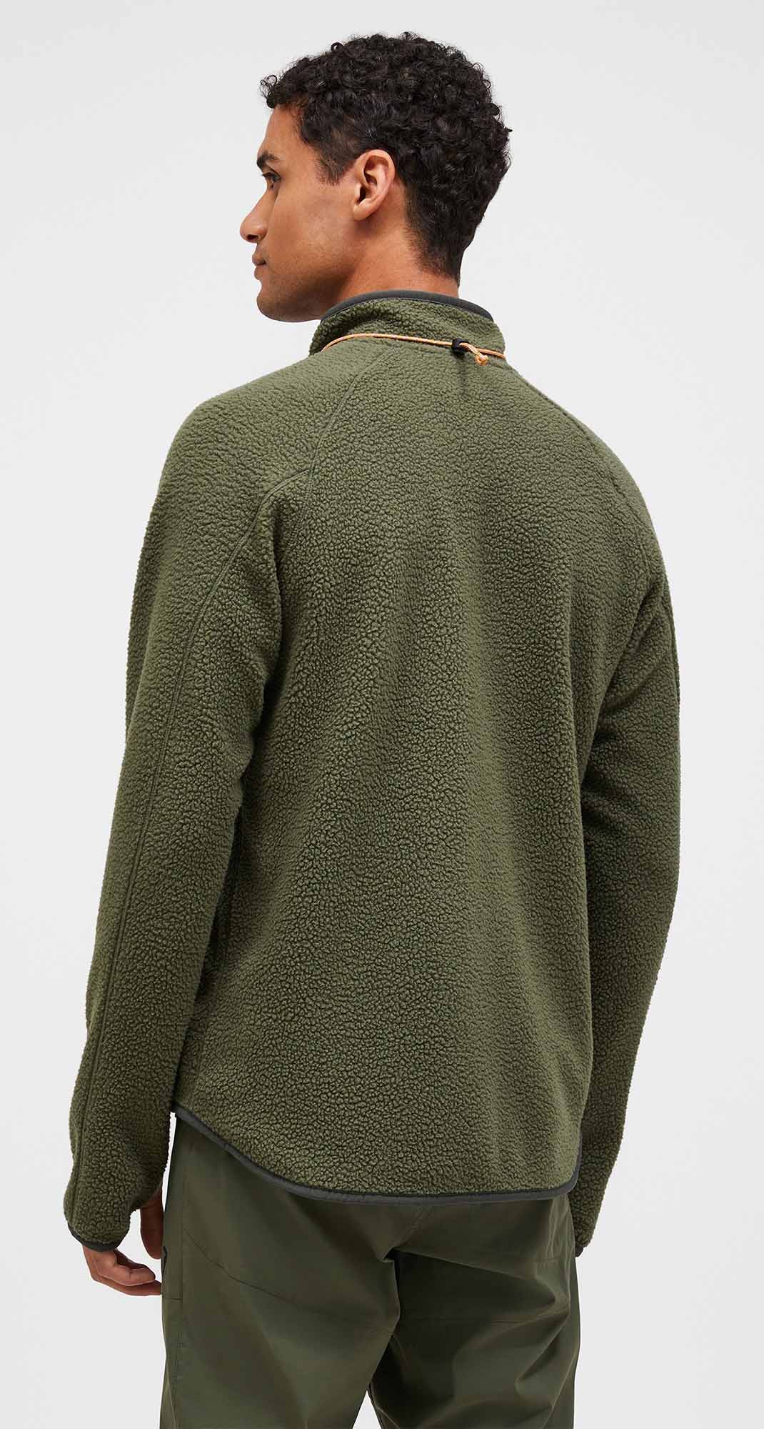Pile Zip Jacket Herre Pine Needle