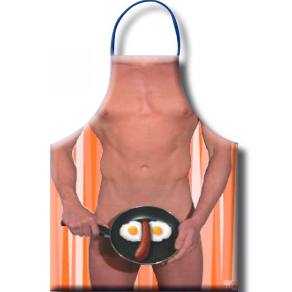 Diablo Picante Avental de Ovos Frito Homem