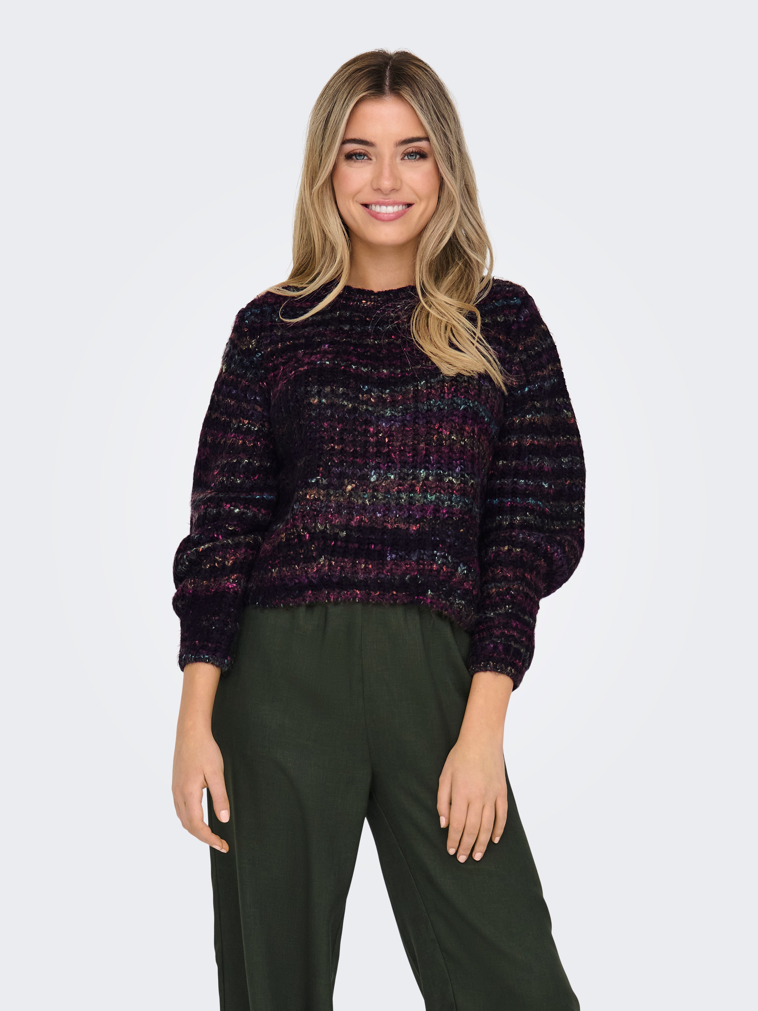 ONLCARMA Strickpullover Black