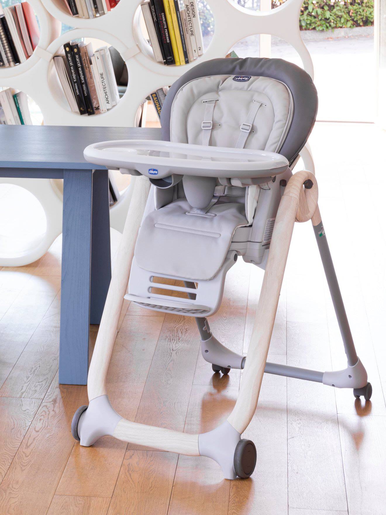 Cadeira alta evolutiva CHICCO Polly Progres5 cinza