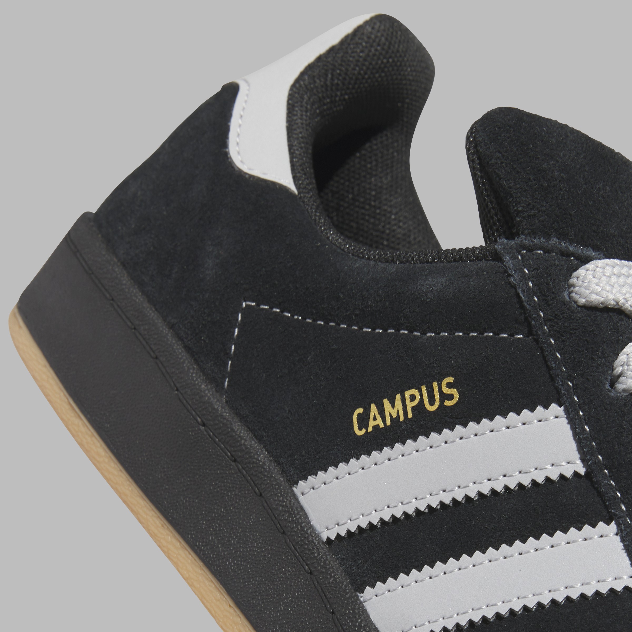 Adidas Skateboarding Campus 90s ADV Core Black Grey Two Gold Metallic 7 US / 40 EU