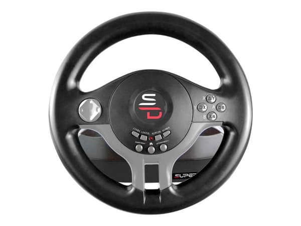 Subsonic - Superdrive - racerhjul / ratt Driving Wheel SV200 med pedaler og girpadler for Nintendo Switch - PS4 - Xbox One - PC