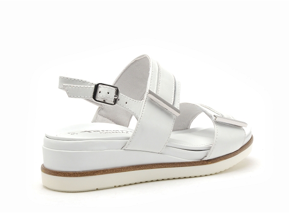 Tamaris nu pieds plats femme 28217 42 blanc