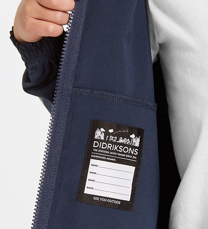 Didriksons Sommerjacke - Himbeere - Navy