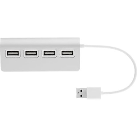 T'nB HUBSLIM4 USB 2.0 480 Mbit/s Blanc