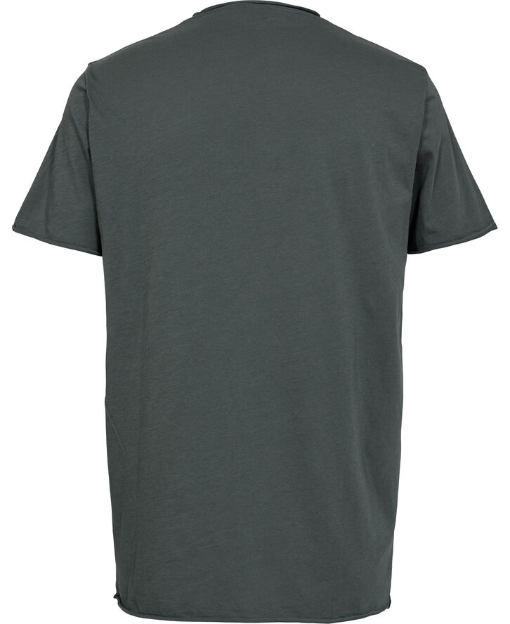 Filippa K Roll Neck Tee Green grey