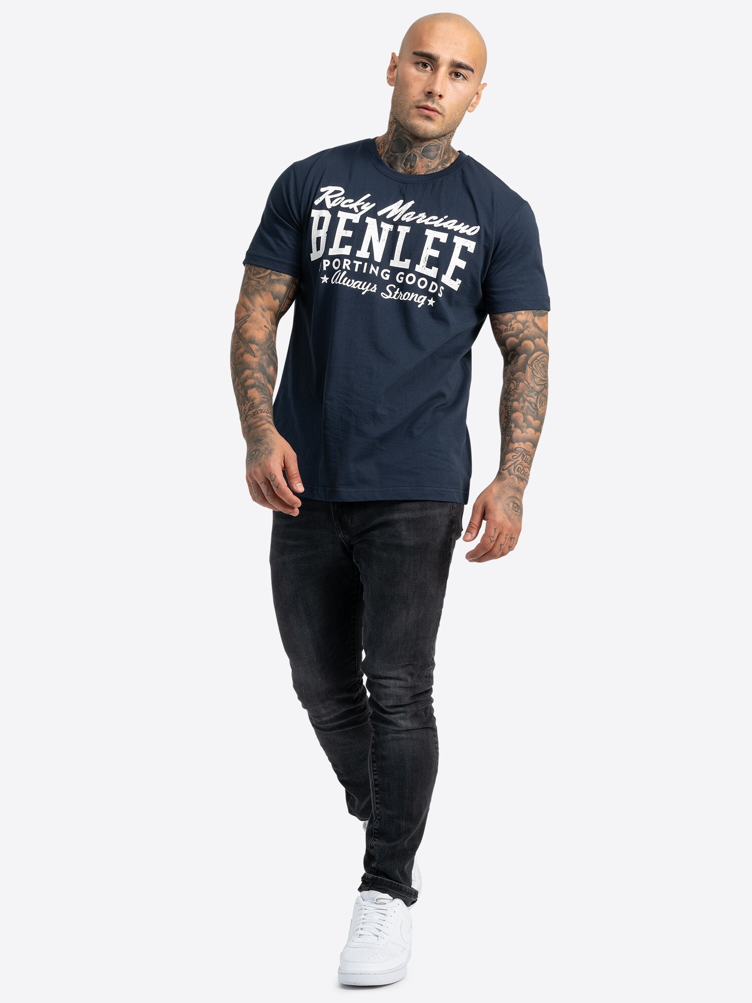 BENLEE Herren T-Shirt normale Passform RETRO LOGO