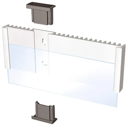 Durable 480023 Türschild Info Sign, 149 x 52,5 mm, metallic silber