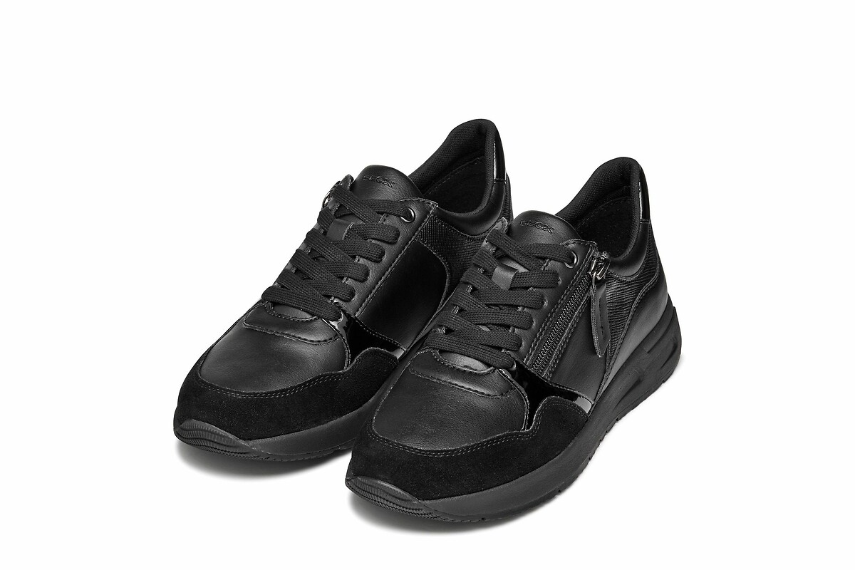 GEOX<br>Tênis respiráveis com zíper e cadarços Bulmya