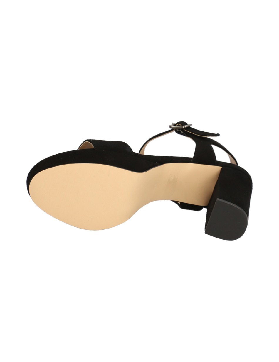 Veloursleder Sandale