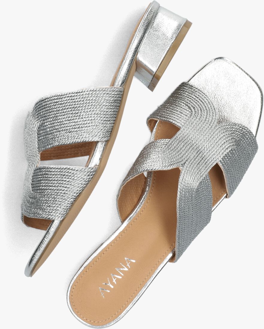 zilveren ayana slippers 0325-8
