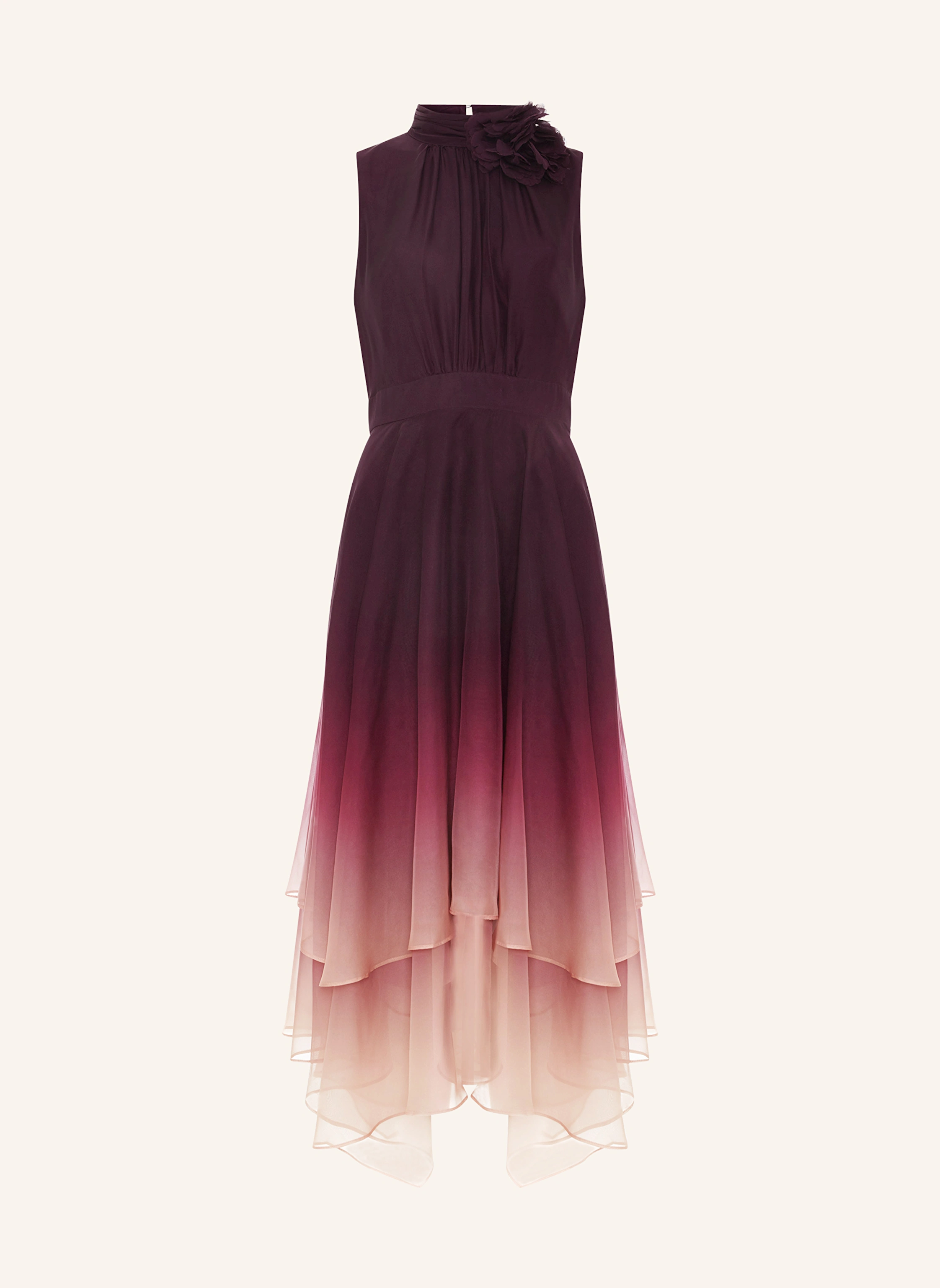 Phase Eight Kleid MAYBEL mit Cut-out und Plissees
