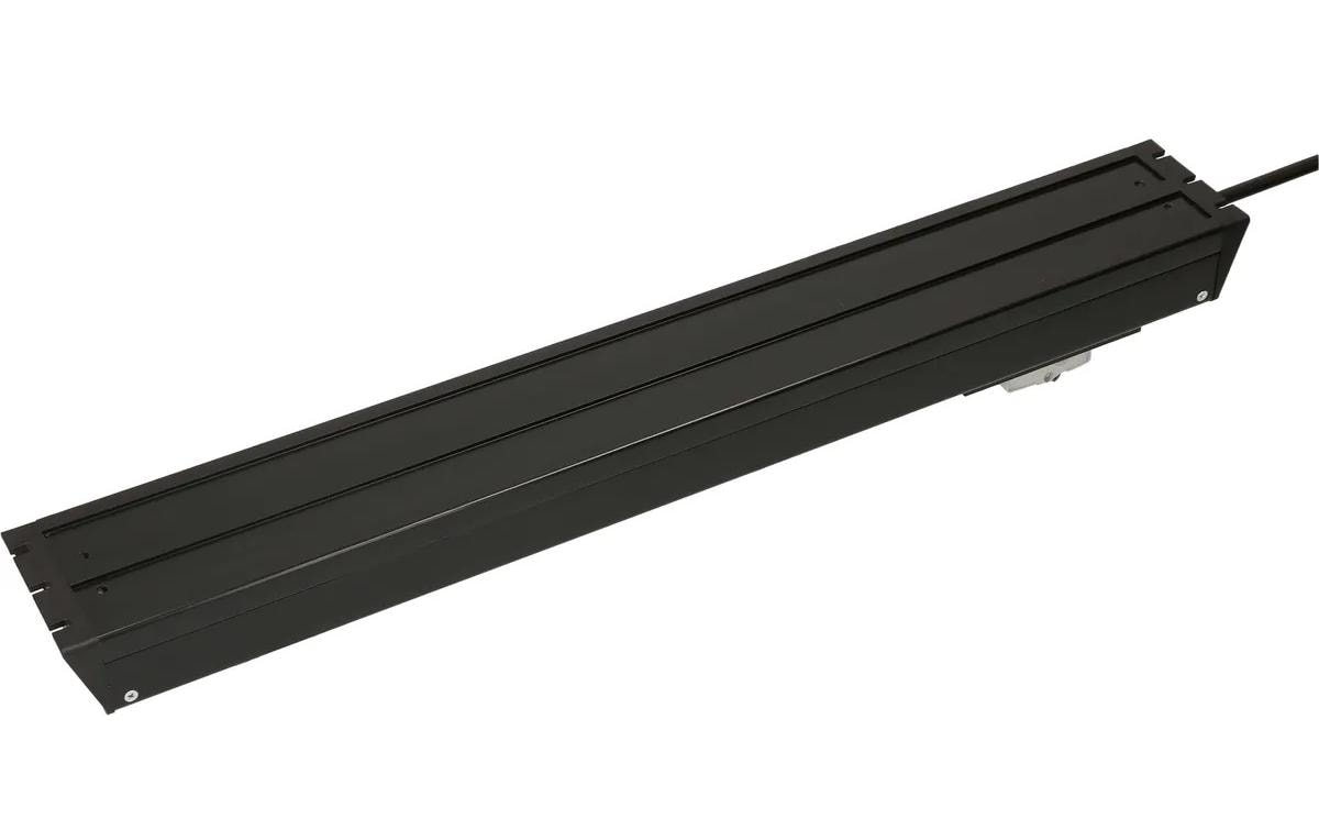 Steckdosenleiste Power Line 5x T13 mit Schalter<br>Schwarze Mehrfachsteckdose mit Fehlerstromschutzschalter FI/LS 30mA 10A