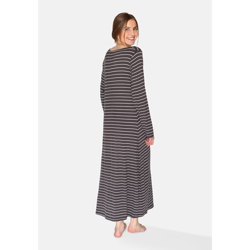 CCDK Jacqueline Langærmet Natkjole, Pavement Stripe, M