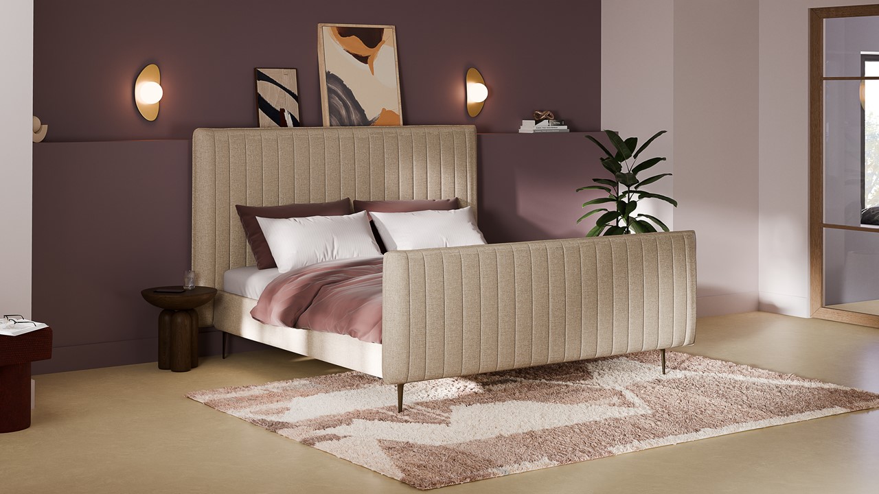 Bed Ruby - Linen touch beige