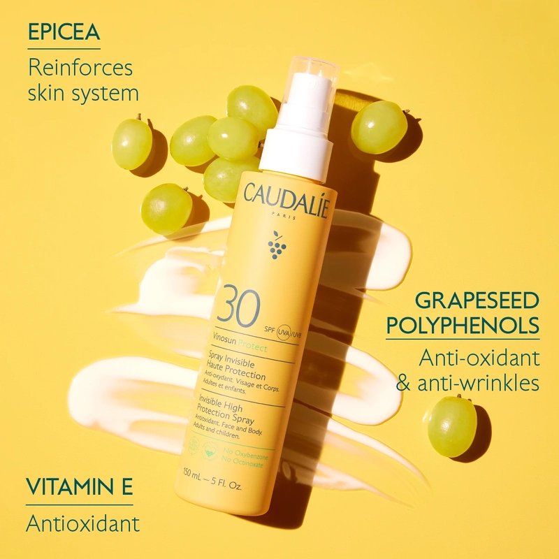 Caudalíe Vinosun Invisible High Protection Spray SPF 30 - 150 ml