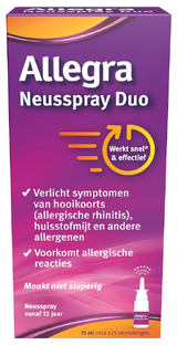 Allegra Neusspray Duo 15ML