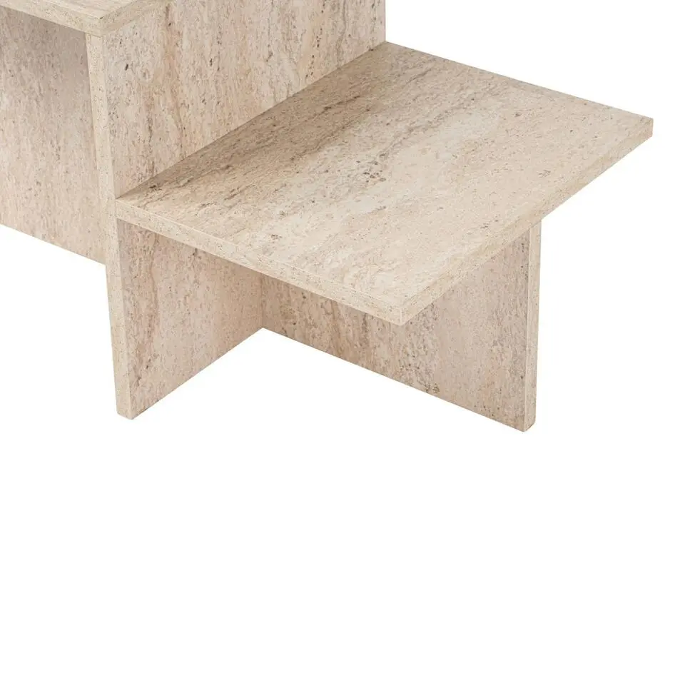 CALICOSY - Salontafel HARMONY - Travertijn - 40x77x40 cm