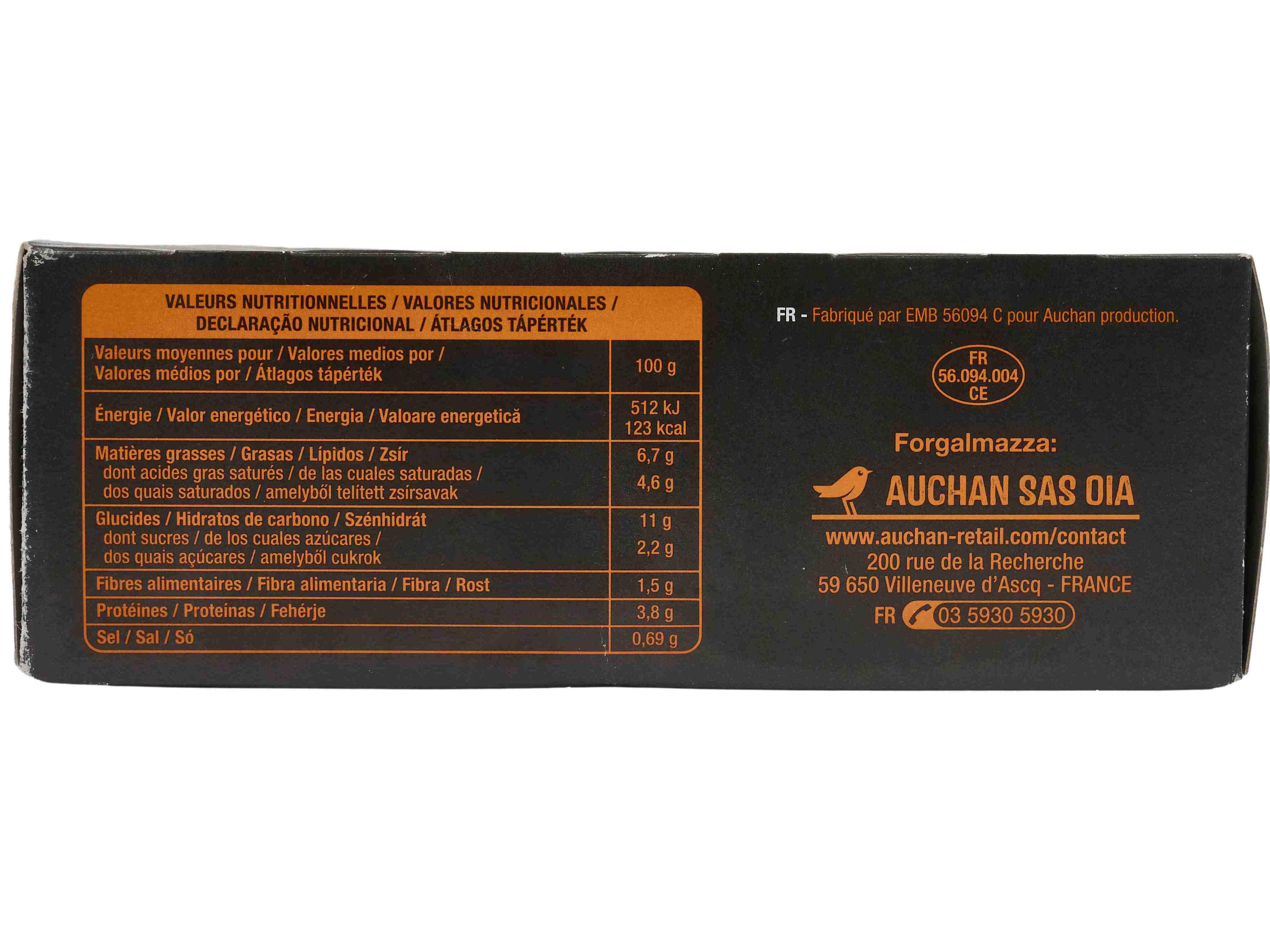 MINI GRATINADOS AUCHAN BATATA DOCE 480G