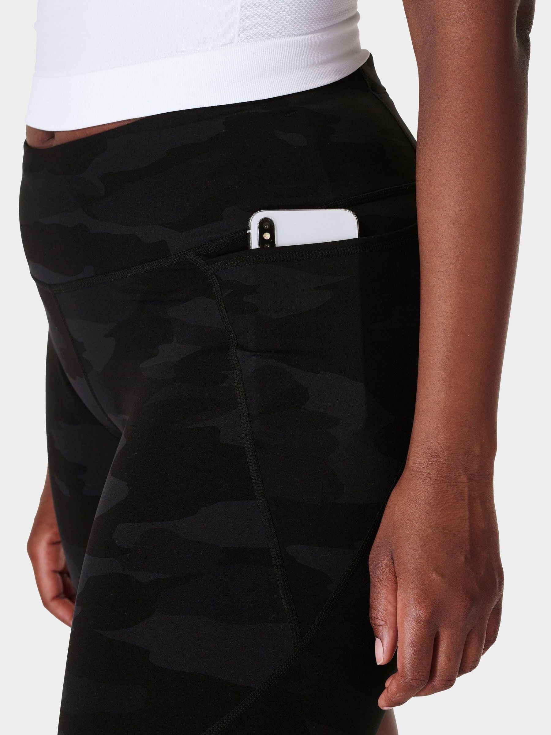 Zwart - Sweaty Betty Power bikershort van 9