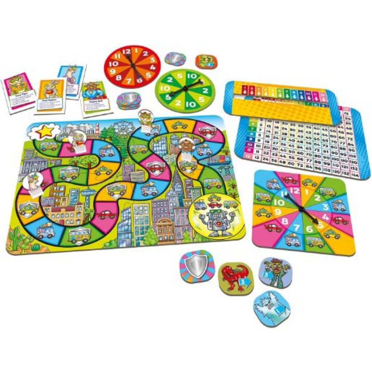 Times Tables Heroes Board Game