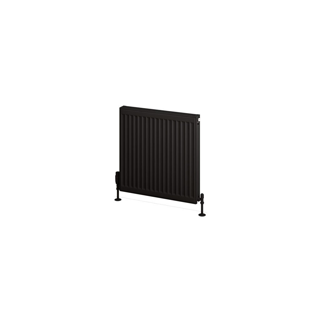 Eastbrook Type 11 paneelradiator 60x60cm 702W zwart mat