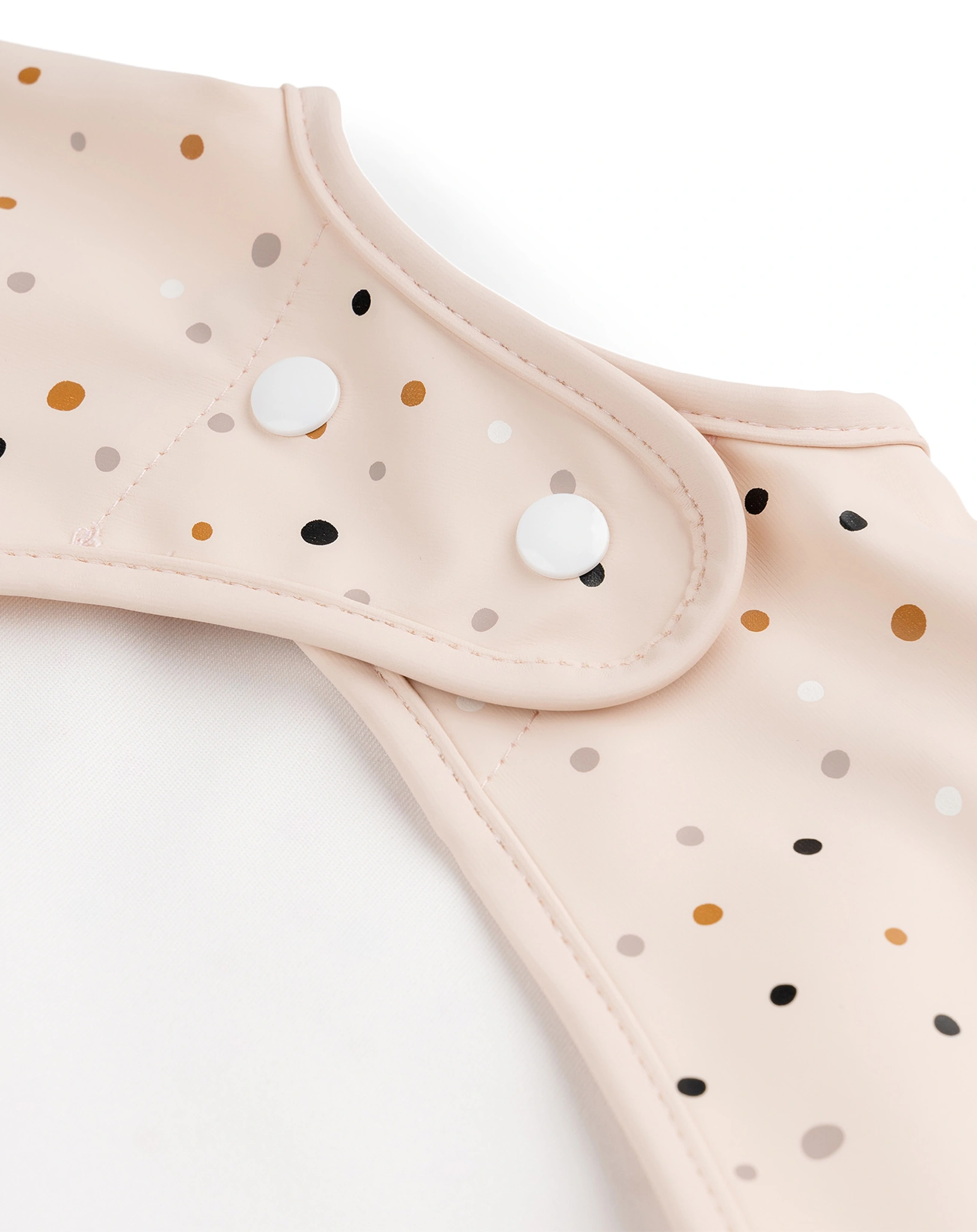 Ärmel-Lätzchen HAPPY DOTS in rosa