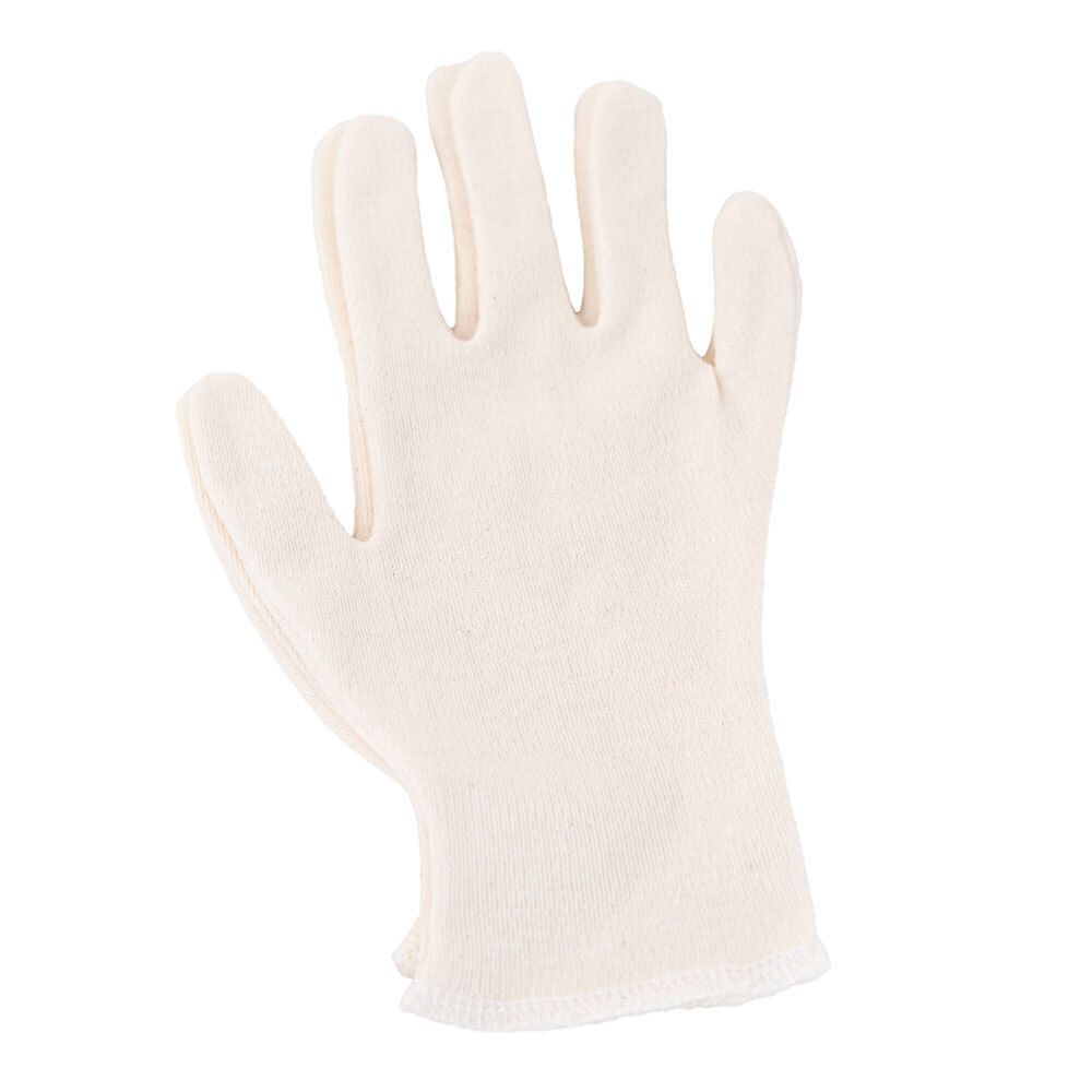 FRANK® Zwirnhandschuhe aus Baumwoll-Trikot rohweiß Gr. M
