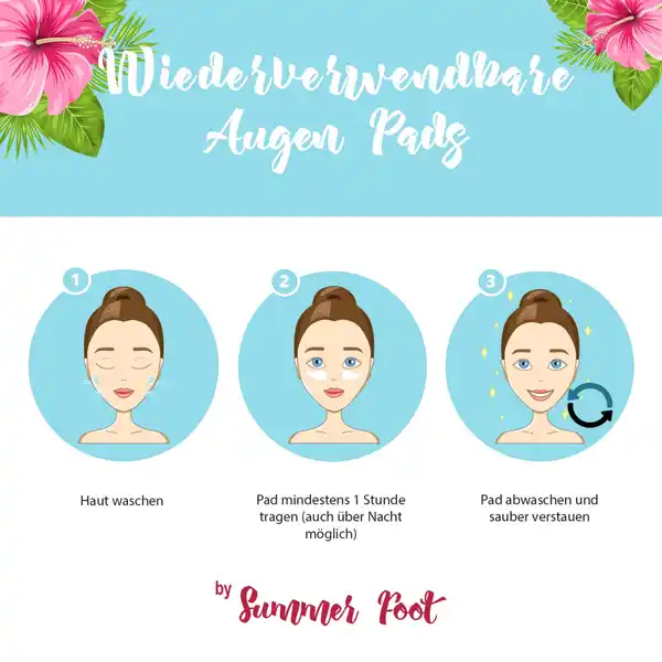 Wiederverwendbare Augen Pads