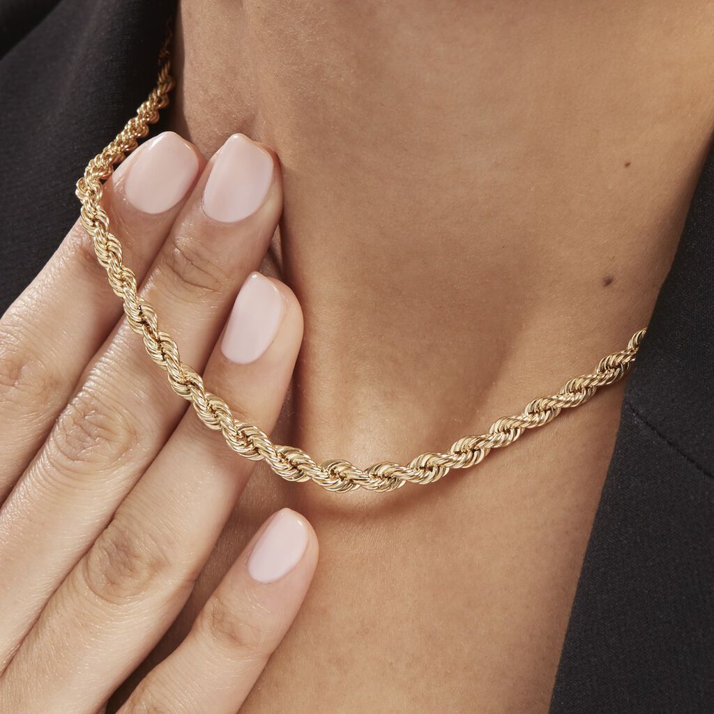 Collier Maille Or Jaune