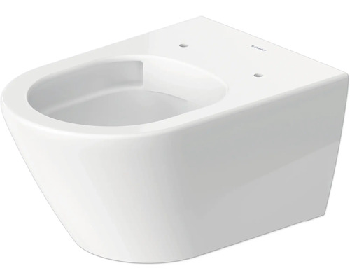 DURAVIT wandclosetset D-Neo, diepe spoeling, open rand, glanzend wit met toiletzitting 45770900A1