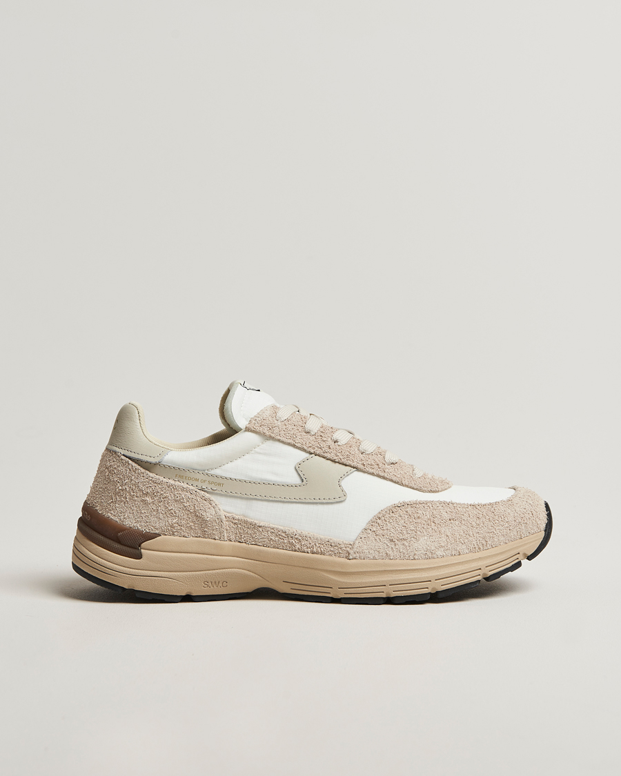 Stepney Workers Club Osier S-Strike Suede Mix Runner Sneaker Spring White