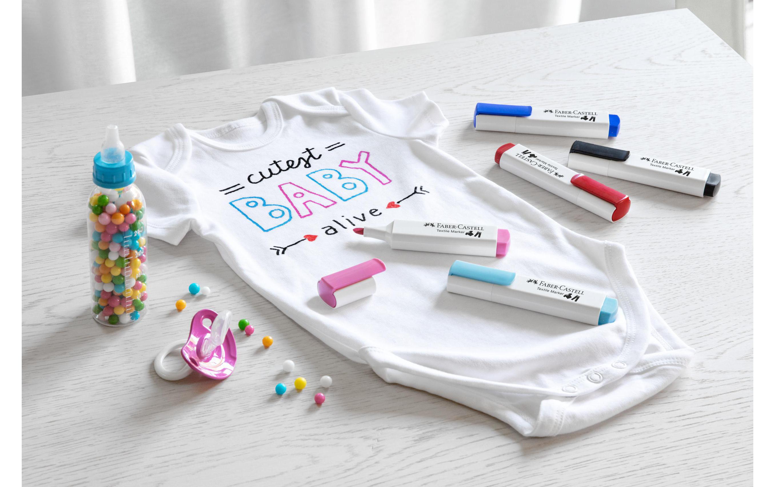 Textilmarker Baby 5 StückMarker für Textilien