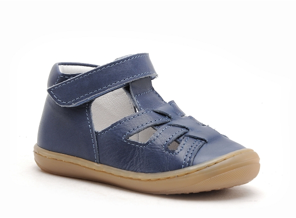 Bellamy nu pieds bebe flex cesar bleu