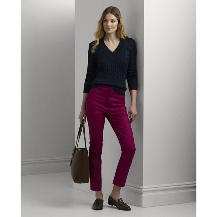 Lauren Ralph Lauren BRIGHT RAYON/COTTON-SWEATER Lauren navy