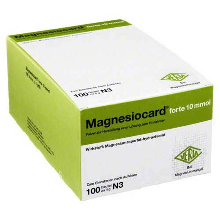 Magnesiocard forte 10 mmol P, 100 St