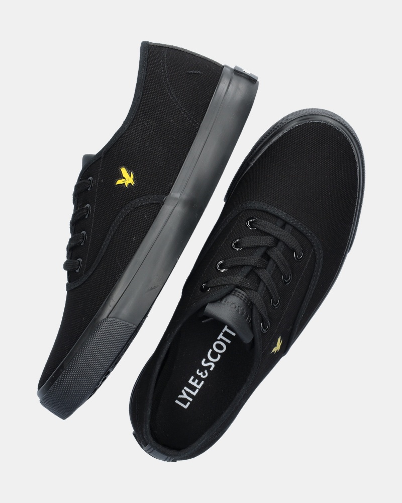 Lyle & Scott Wick Lage sneakers  - zwart