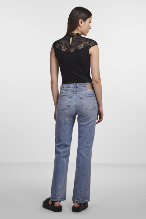 Pieces zwarte dames top