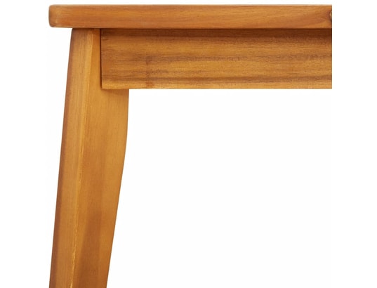 VIDAXL - Table à manger de jardin 100x55x45 cm bois massif d'acacia