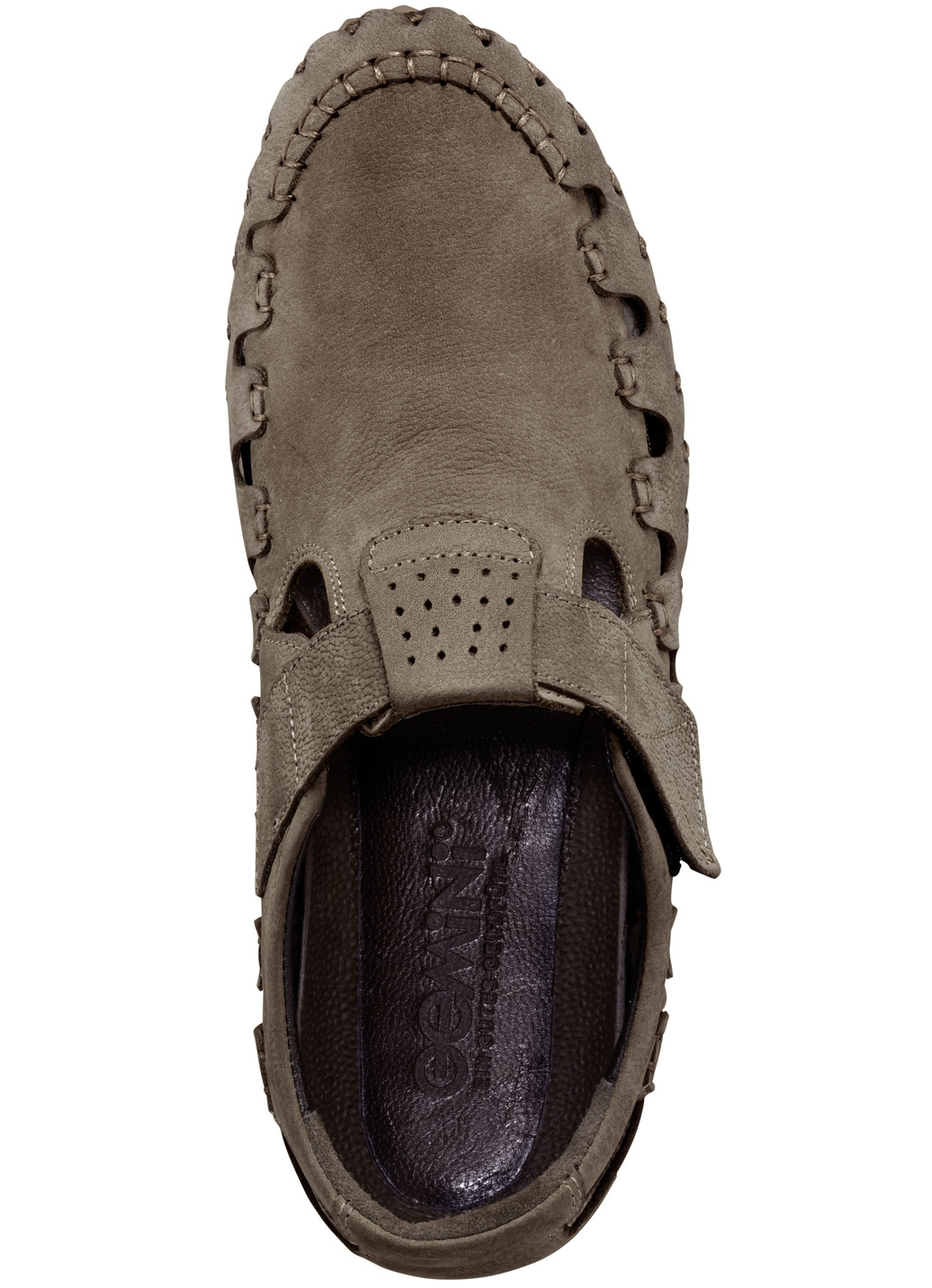 Gemini Slipper aus weichem Rind-Nubukleder