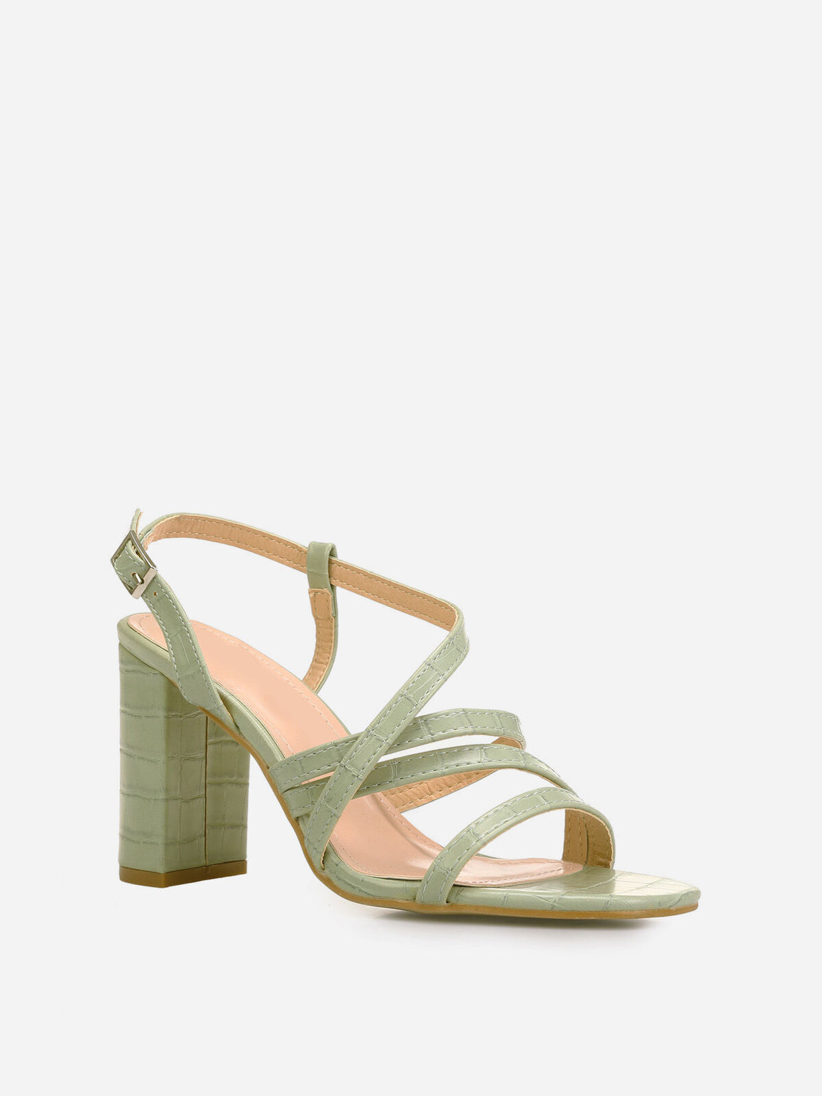 Sandales multi-brides- Vert