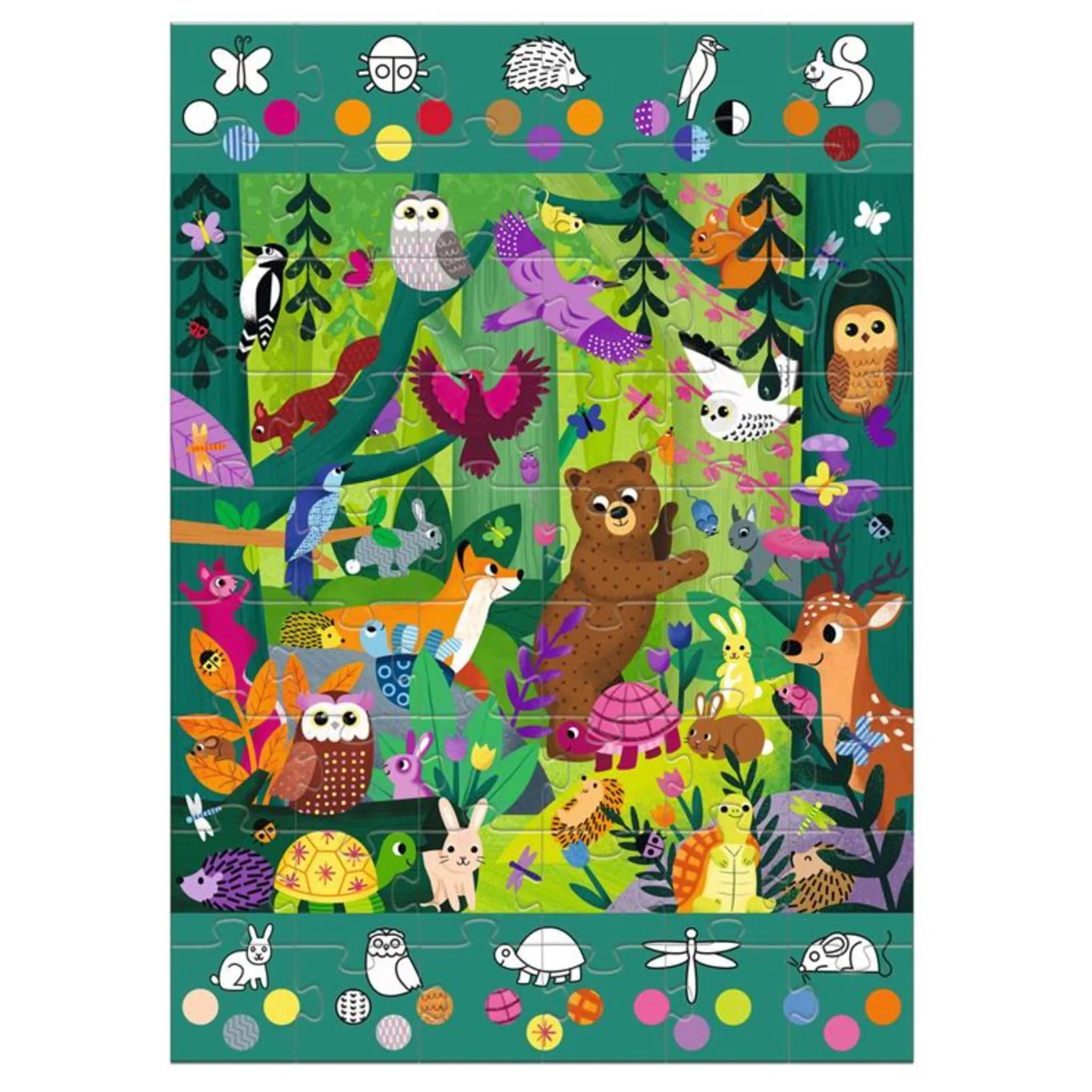 Djeco Casse-Tête Géant - Observation Forêt