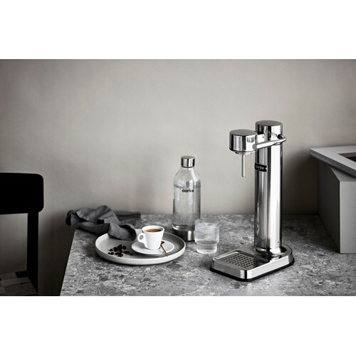 Machine à soda et eau gazeuse Aarke Pack Carbonator 3 Inox + CO2