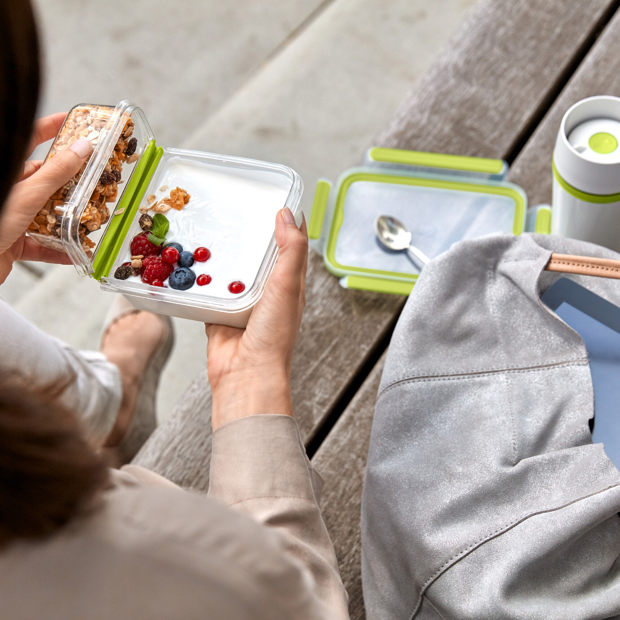 Emsa Lunch-Box CLIP & GO Sandwichbox 0,85 Liter