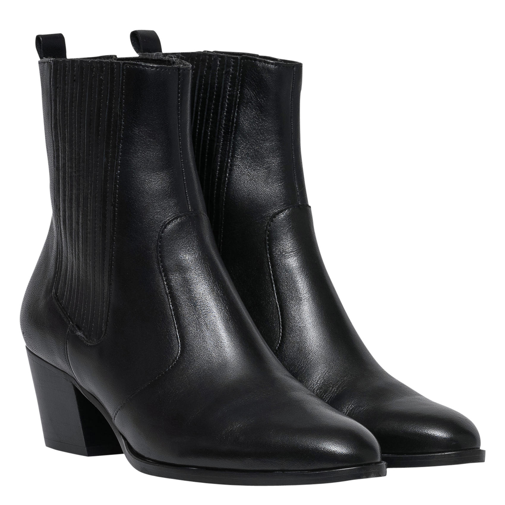 MIMI - Boots en cuir | Noir