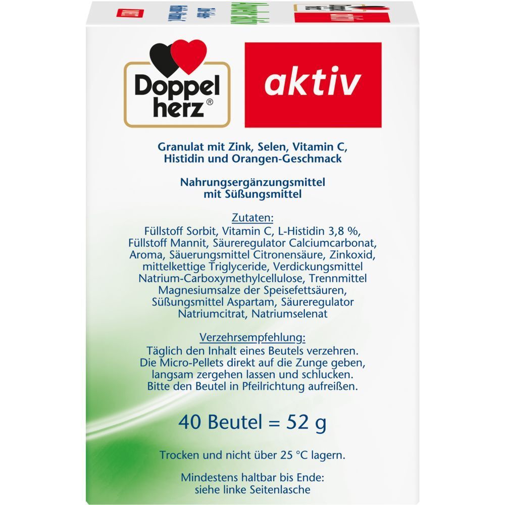 Doppelherz Abwehr aktiv DIRECT mit Zink + Selen + Histidin